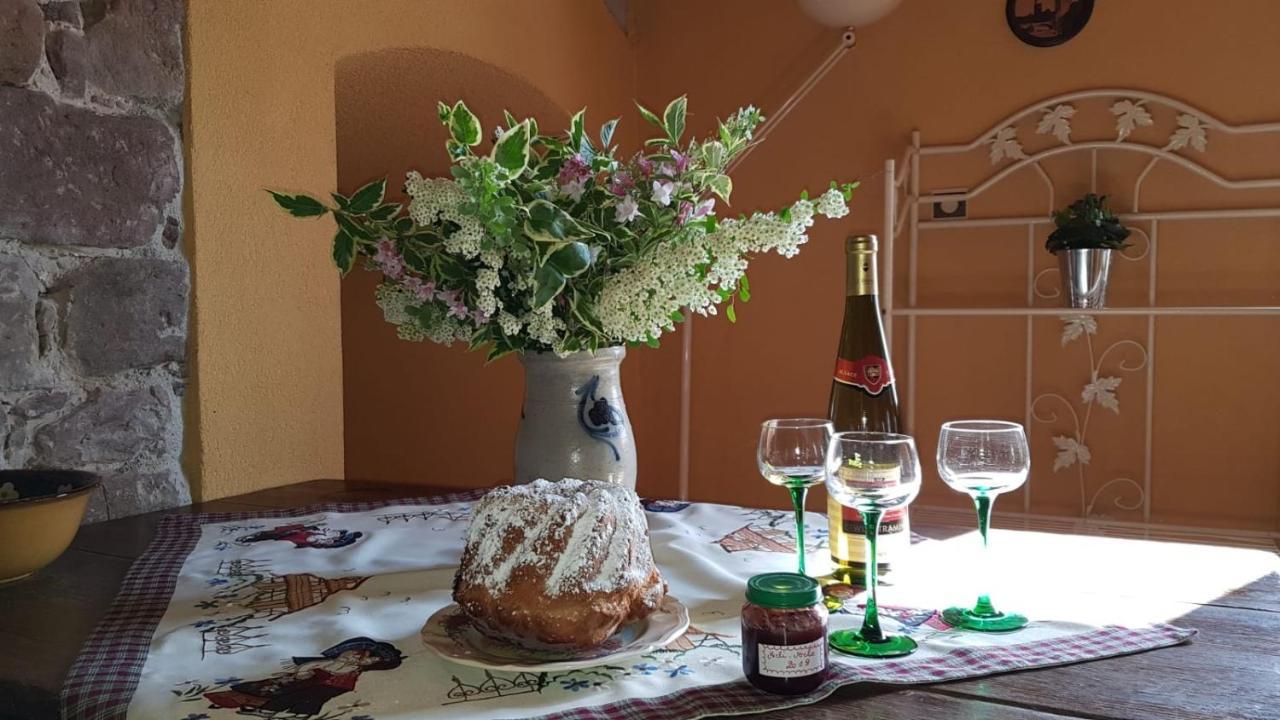 Gite A La Petite Fontaine-Plain Pied-Maison Alsacienne Renovee Avec Passion-4 Pers-4Nuitees Minimum Langensoultzbach Εξωτερικό φωτογραφία