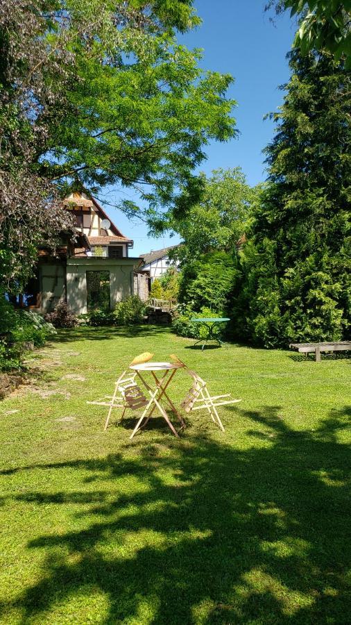 Gite A La Petite Fontaine-Plain Pied-Maison Alsacienne Renovee Avec Passion-4 Pers-4Nuitees Minimum Langensoultzbach Εξωτερικό φωτογραφία